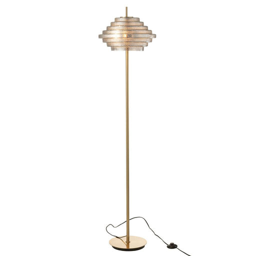Vloerlamp Goud Metaal 36 cm 36x154x36 cm-Vloerlampen-J-Line