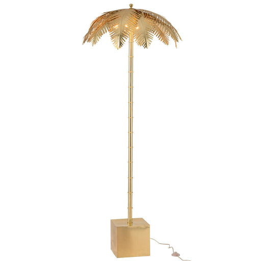 Vloerlamp Goud Rvs 77 cm Lamp Standing 77x77x133 cm-Vloerlampen-J-Line
