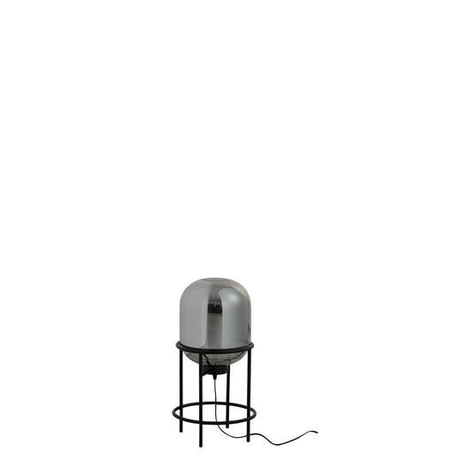 Vloerlamp Grijs Glas S 27 cm 27x27x50 cm-Vloerlampen-J-Line