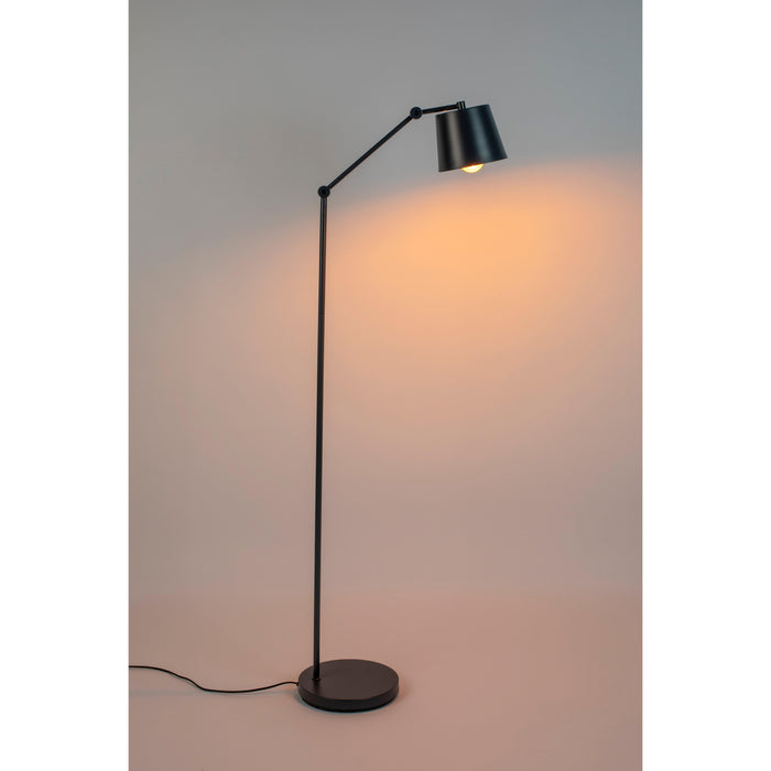 Vloerlamp Hajo Metaal Grijs 55x25 cm E27-Vloerlampen-Creating Home