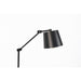 Vloerlamp Hajo Metaal Grijs 55x25 cm E27-Vloerlampen-Creating Home