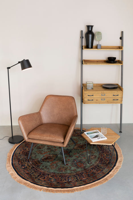 Vloerlamp Hajo Metaal Grijs 55x25 cm E27-Vloerlampen-Creating Home