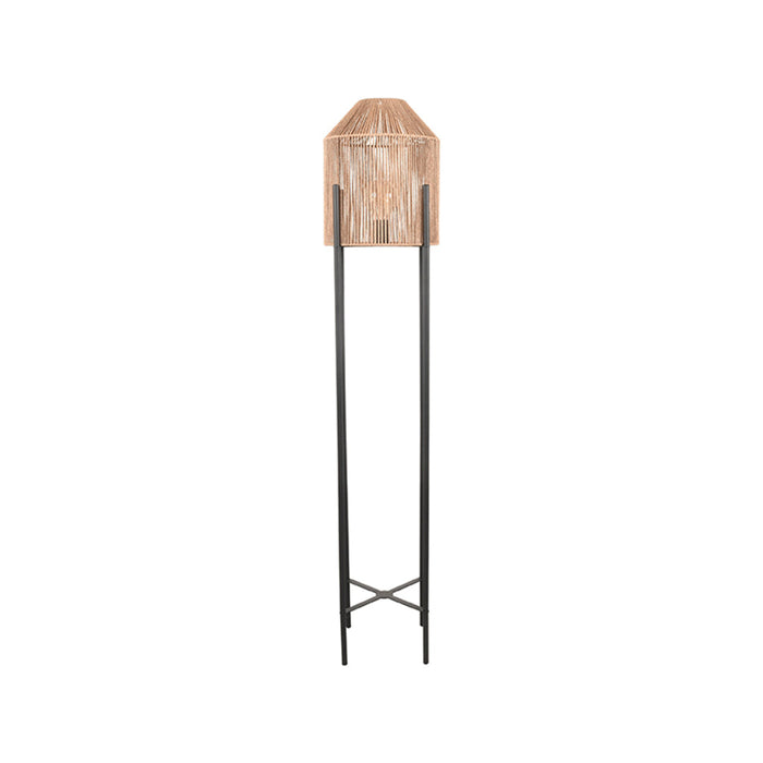 Vloerlamp Ibiza Naturel Jute - 30x30x150 cm-Vloerlampen-LABEL51