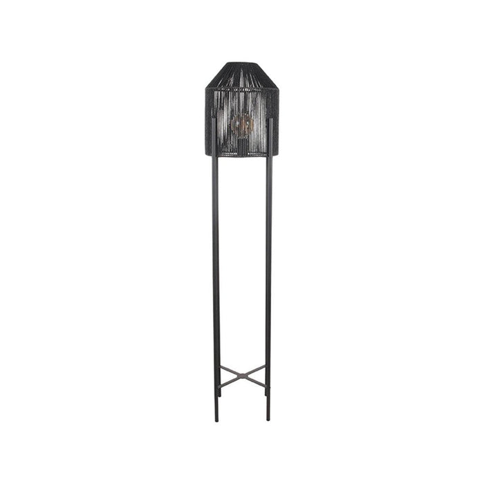 Vloerlamp Ibiza - Zwart - Jute-Vloerlampen-LABEL51