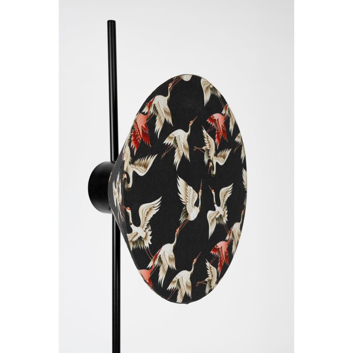 Vloerlamp Jaylee Metaal, Katoen Zwart 30x39 cm E27-Vloerlampen-Creating Home