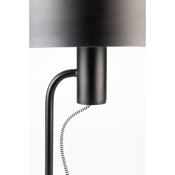 Vloerlamp Landon Metaal Zwart Ø24x135 cm E27-Vloerlampen-Creating Home