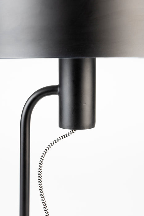 Vloerlamp Landon Metaal Zwart Ø24x135 cm E27-Vloerlampen-Creating Home