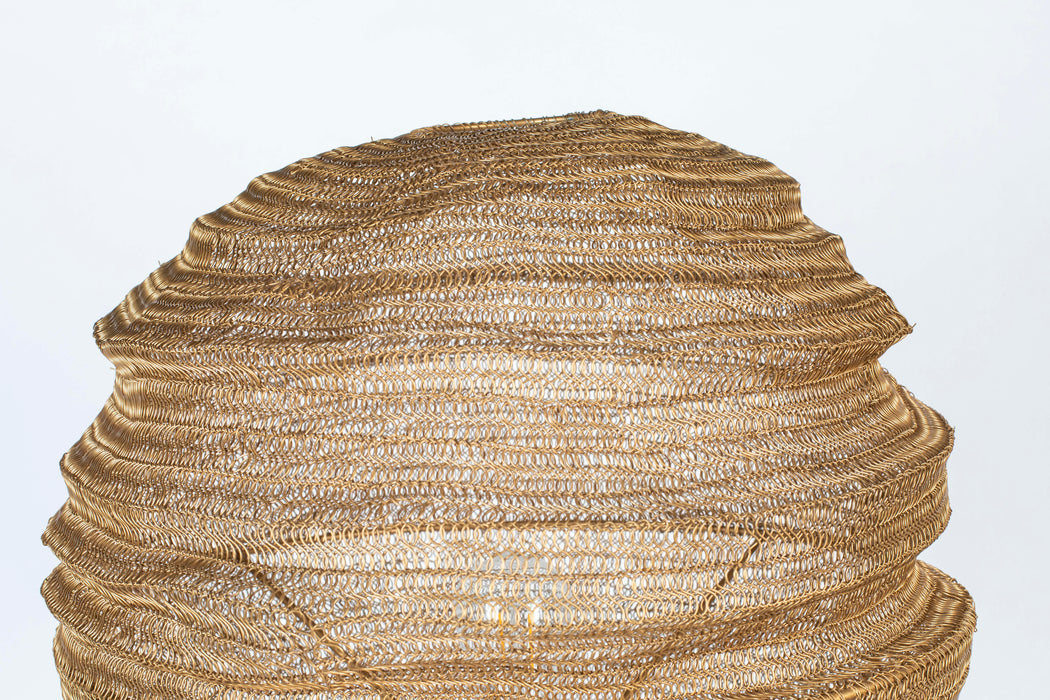 Vloerlamp Lena Brass Metaal Goud Ø51x154 cm E27-Vloerlampen-Creating Home