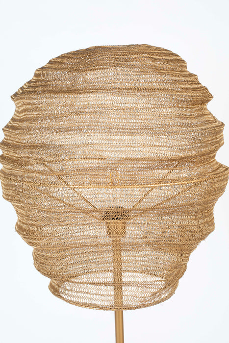 Vloerlamp Lena Brass Metaal Goud Ø51x154 cm E27-Vloerlampen-Creating Home