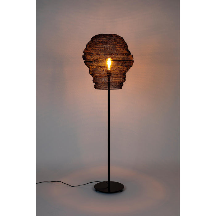 Vloerlamp Lena Metaal Zwart Ø51x154 cm E27-Vloerlampen-Creating Home