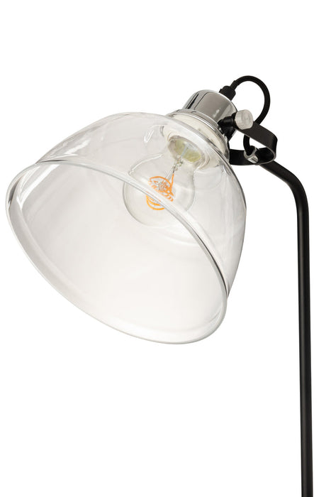 Vloerlamp Magali staal/glas transparant-Vloerlampen-J-Line