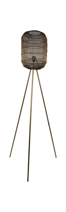 Vloerlamp Marbella - ø40 - Goud - Metaal-Vloerlampen-HSM Collection