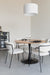 Vloerlamp Martine Metaal, Cotton,Polyester Wit 160x50 cm E27-Vloerlampen-Creating Home