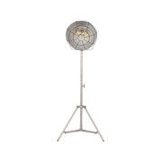 Vloerlamp Max Burned Steel Metaal - 60x60x170 cm-Vloerlampen-LABEL51