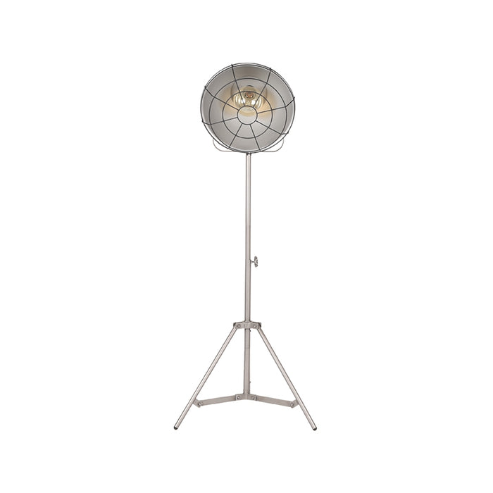Vloerlamp Max Burned Steel Metaal - 60x60x170 cm-Vloerlampen-LABEL51