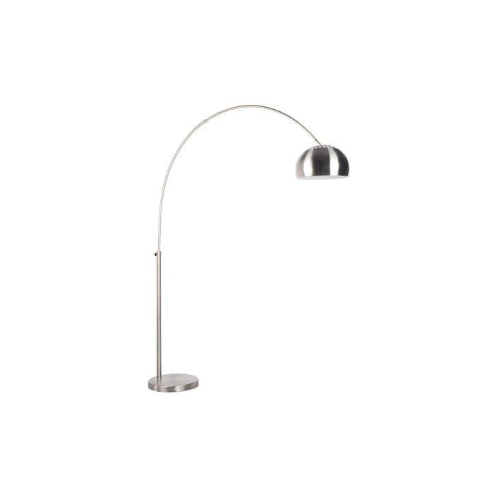 Vloerlamp Metal Bow (new) Metaal Zilver 39x170 cm E27-Vloerlampen-Creating Home