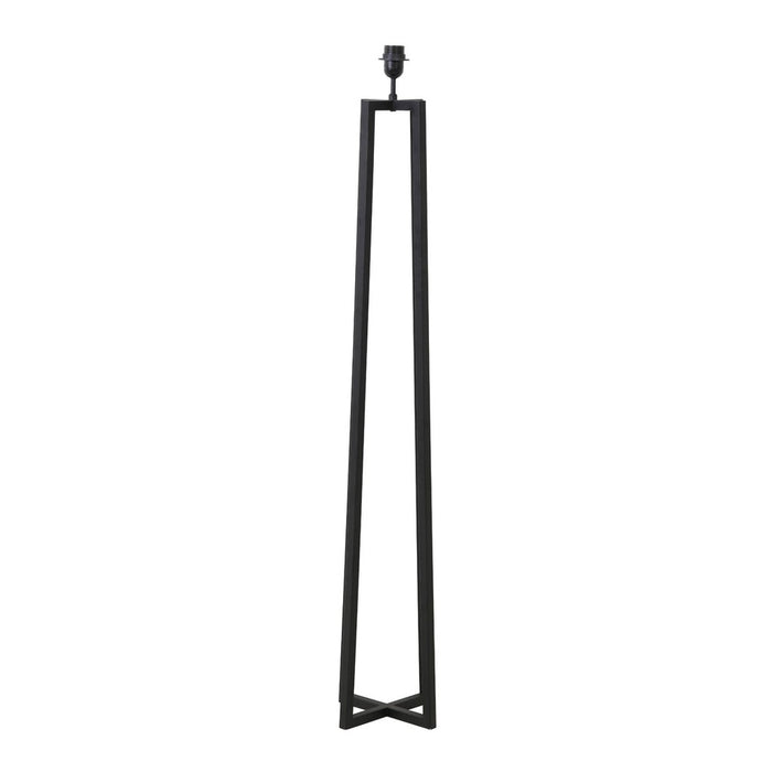 Vloerlamp Miley - Zwart - 25x25x130cm-Lampenvoeten-Light & Living