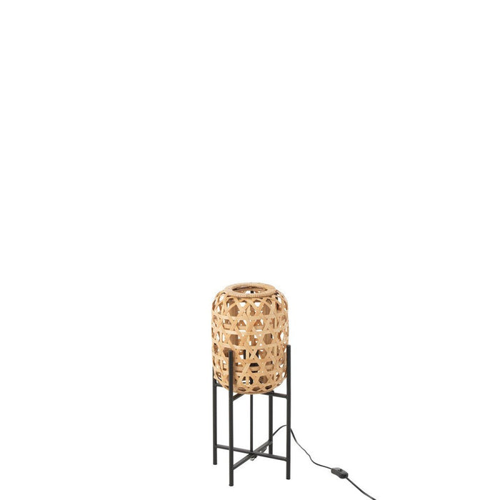 Vloerlamp Naturel Bamboe S 24 cm 24.5x24.5x53 cm-Vloerlampen-J-Line