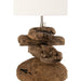 Vloerlamp Naturel Drift hout 41 cm 60.5x60.5x167.5 cm-Vloerlampen-J-Line