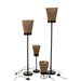 Vloerlamp Naturel Electrical part L 22 cm 22x22x120 cm-Vloerlampen-J-Line