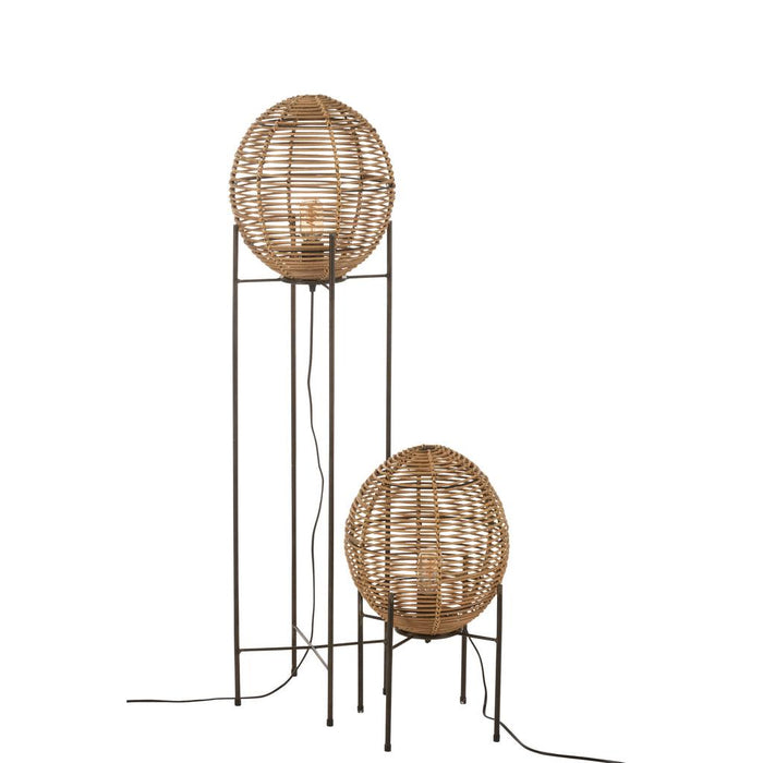 Vloerlamp Naturel Ijzer 32 cm 32x32x120 cm-Vloerlampen-J-Line