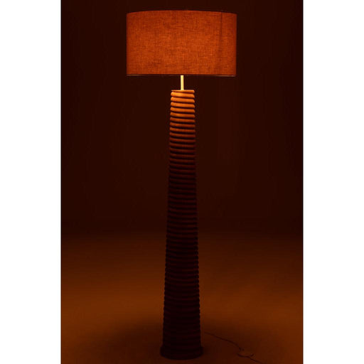 Vloerlamp Naturel Linnen 48 cm-Vloerlampen-J-Line
