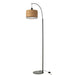 Vloerlamp Naturel Metaal 27 cm 27x56x168 cm-Vloerlampen-J-Line
