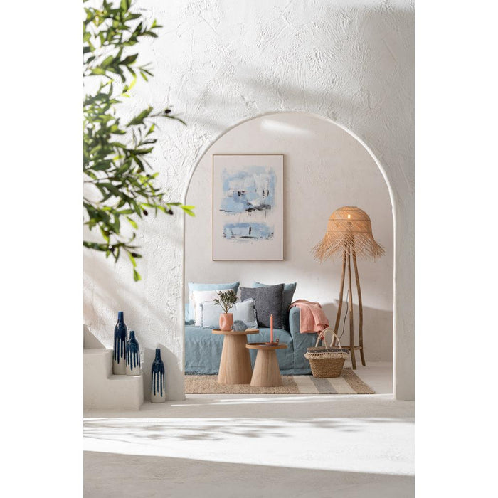 Vloerlamp Naturel Metaal 58 cm 58x58x177 cm-Vloerlampen-J-Line