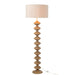 Vloerlamp Naturel Populierenhout 48 cm 48x48x156 cm-Vloerlampen-J-Line