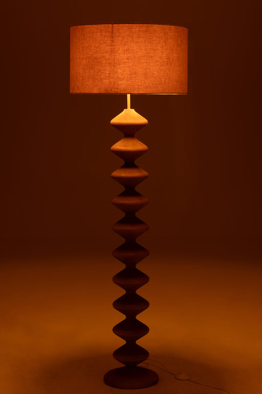 Vloerlamp Naturel Populierenhout 48 cm-Vloerlampen-J-Line