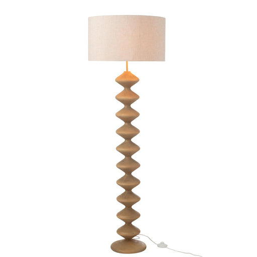 Vloerlamp Naturel Populierenhout 48 cm-Vloerlampen-J-Line