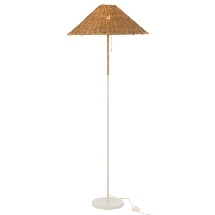 Vloerlamp Naturel Rotan 61 cm-Vloerlampen-J-Line