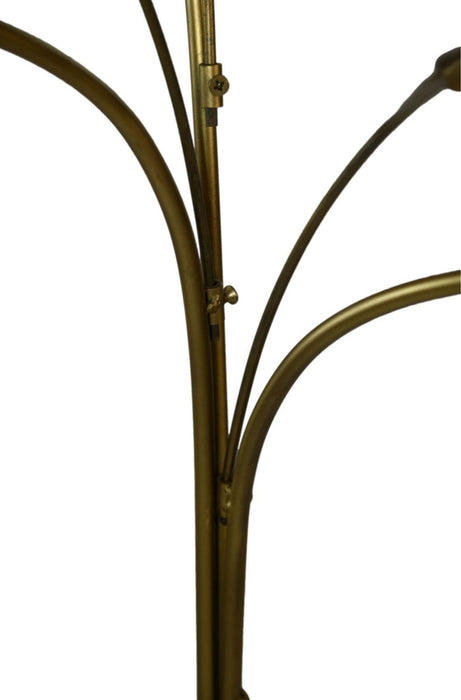 Vloerlamp Palmboom - 60x75x150 - Goud - Metaal-Lampenvoeten-HSM Collection