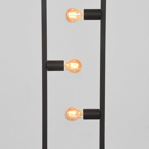 Vloerlamp Quadrato Zwart Metaal - 35x25x160 cm-Vloerlampen-LABEL51