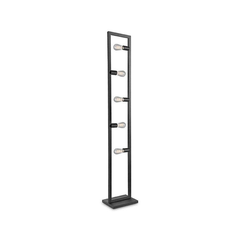 Vloerlamp Quadrato Zwart Metaal - 35x25x160 cm-Vloerlampen-LABEL51