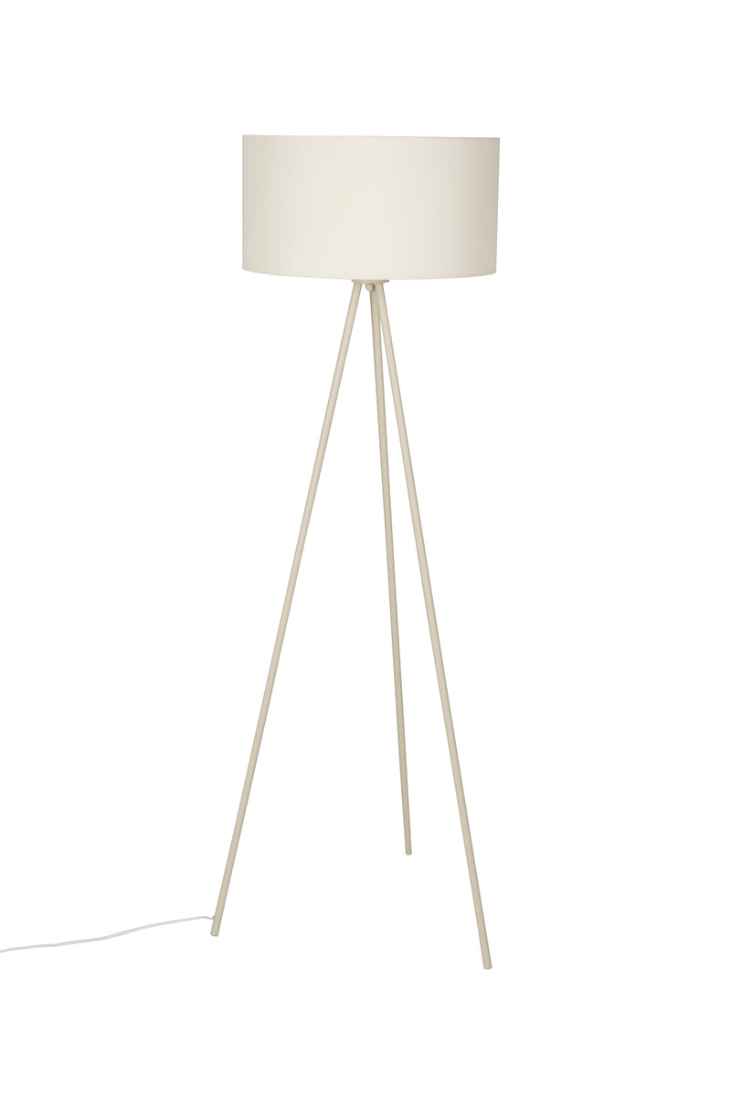 Vloerlamp Susie Metaal Beige 45x45 cm E27-Vloerlampen-Creating Home