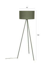 Vloerlamp Susie Metaal Groen 45x45 cm E27-Vloerlampen-Creating Home