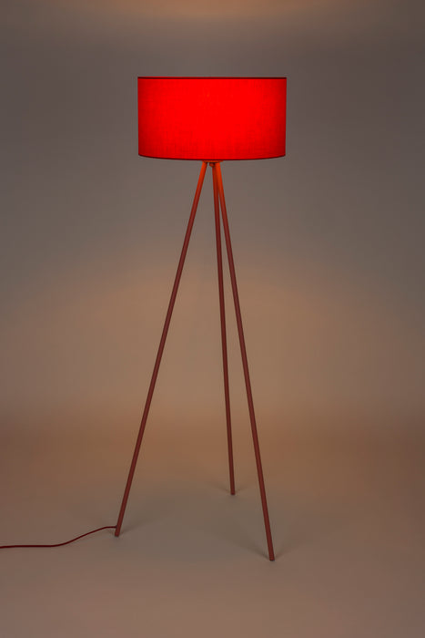 Vloerlamp Susie Metaal Rood 45x45 cm E27-Vloerlampen-Creating Home