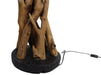 Vloerlamp Teak Root-40x40x130-Bruin/Zwart-Teak-Lampenvoeten-HSM Collection