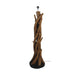 Vloerlamp Teak Root-40x40x130-Bruin/Zwart-Teak-Lampenvoeten-HSM Collection