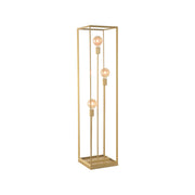 Vloerlamp Tetto Antiek Goud Metaal - 30x30x135 cm-Vloerlampen-LABEL51