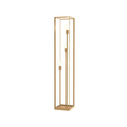 Vloerlamp Tetto Antiek Goud Metaal - 30x30x135 cm-Vloerlampen-LABEL51