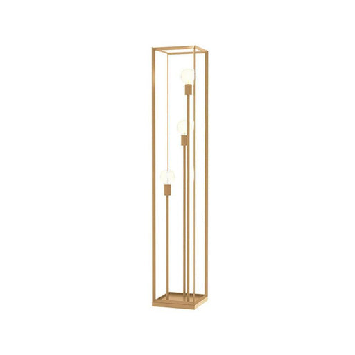 Vloerlamp Tetto Antiek Goud Metaal - 30x30x135 cm-Vloerlampen-LABEL51