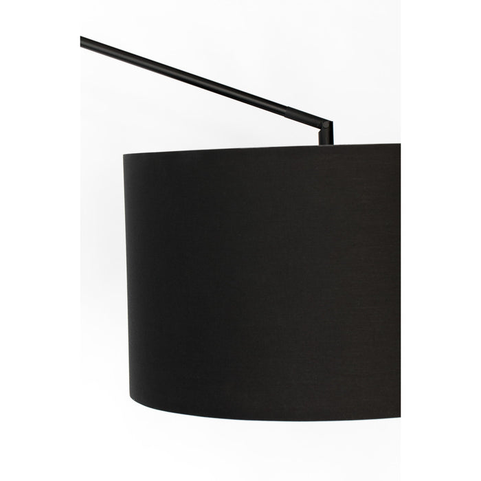 Vloerlamp Tokio Metaal, Cotton,Polyester Zwart 168x50 cm E27