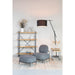 Vloerlamp Tokio Metaal, Cotton,Polyester Zwart 168x50 cm E27-Vloerlampen-Creating Home