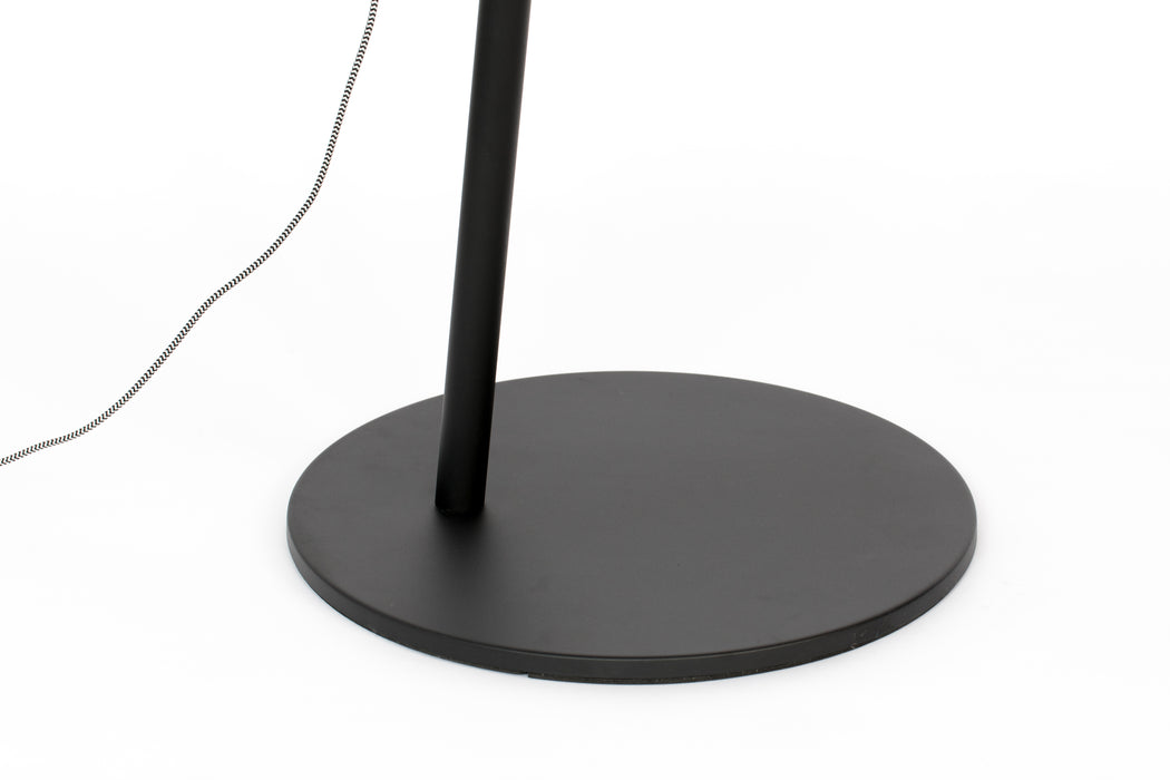 Vloerlamp Tokio Metaal, Cotton,Polyester Zwart 168x50 cm E27-Vloerlampen-Creating Home