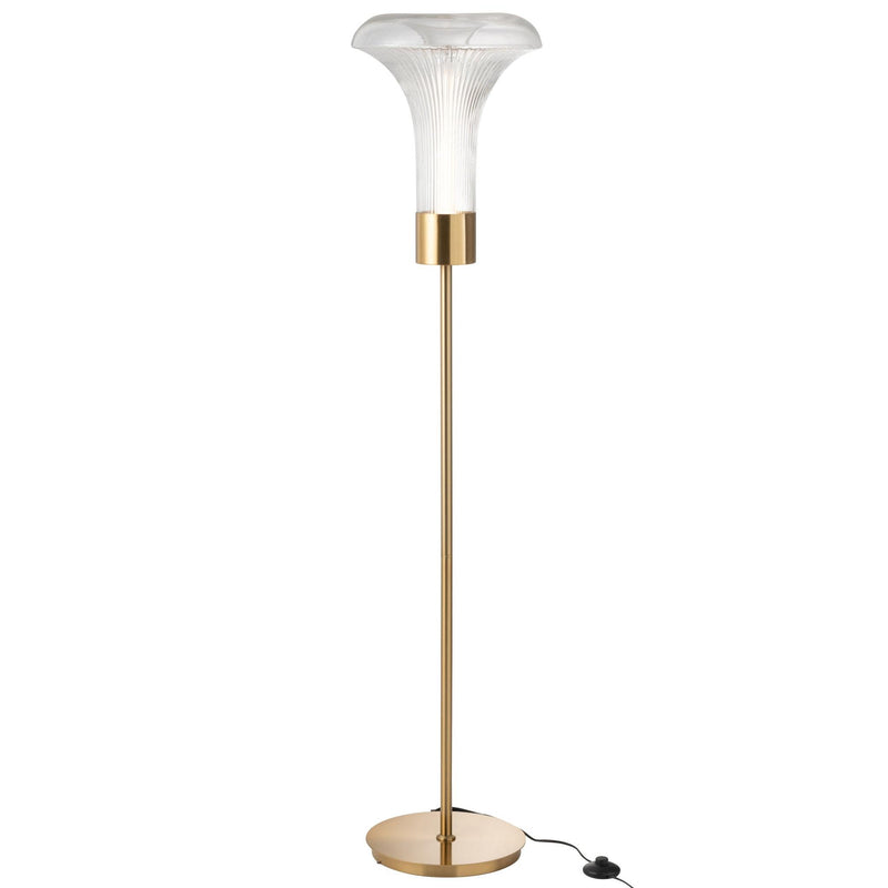 Vloerlamp Transparant Acrylic stof 34 cm 34x34x155 cm-Vloerlampen-J-Line