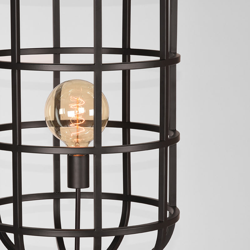 Vloerlamp Twine Zwart Metaal SALE 50x50x145 cm-Vloerlampen-LABEL51