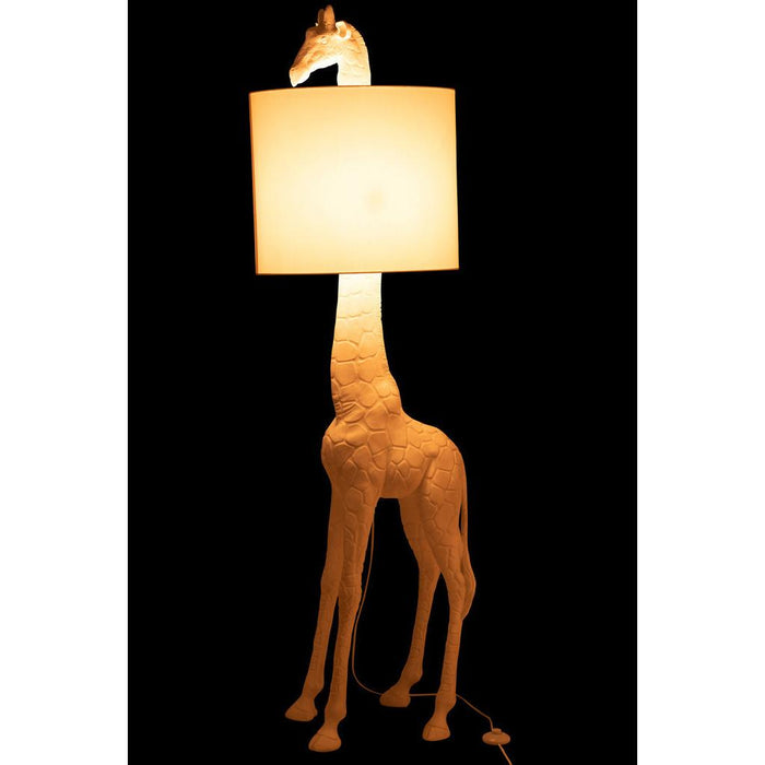 Vloerlamp Wit Polyester 34 cm 33.5x53x179 cm-Vloerlampen-J-Line