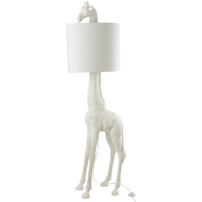 Vloerlamp Wit Polyester 34 cm 33.5x53x179 cm-Vloerlampen-J-Line